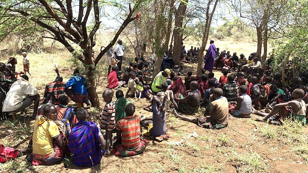 A community gathering